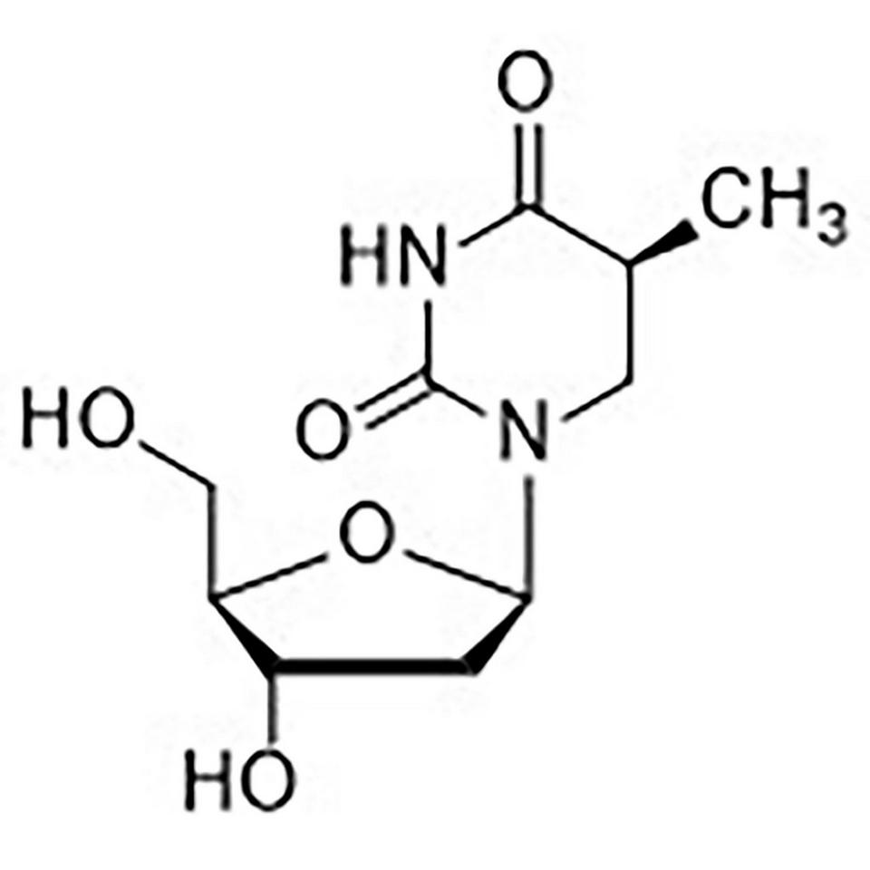 (5S)-5,6-Dihydrothymidine, 100 mg, Glass Screw-Top